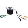 SHEHUALI Telecamera Subacquea, 2. 0m / 30m / 50m 100 0TVL Kit videocamera da pesca sott'acqua 6 PCS LED. Luci con monitor a colori pollici,Fishfinder(Only 20m camera Head)