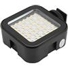 TIKATARER Luci Subacquee, ST49W 30m/98ft Lampada Subacquea RGB Impermeabile 49 LED Dimmerabile Ad Alta Potenza Luce di Riempimento Video Subacquea Luce Subacquea Luce Video Subacquea per