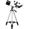 YangRy Astronomical Telescope for Beginners and Kids, 70mm/400mm High Magnification Telescope with Tripod, Easy to Carry, Bird and Landscape Observation, Christmas Birthday Gift YangRy