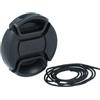 vhbw copriobiettivo 37 mm compatibile con Sony DCR-TRV80, DCR-SR52, DCR-SR55, DCR-TRV480, DCR-TRV950, DCR-TRV60 fotocamera - plastica nero