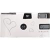 URSXODAWQ Pellicola C con flash, pellicola C da 35 mm, impostazione manuale monouso retrò con 16 pellicole a colori, batteria integrata da 900 mAh per fotografia di compleanno, matrimonio,