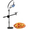 Generic Supporto per telefono - Supporto per foto da tavolo, anello luminoso per