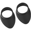 Sxhlseller Conchiglie Oculari in Gomma, Copertura Oculare Pieghevole Diametro Interno 27 Mm per Microscopio, Telescopio, Binocolo - Blocca la Luce, Protegge gli Occhi