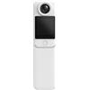 AMRTTWY Action Camera, C300 Action Camera tascabile 4K FHD Batteria a lunga durata 30M Impermeabile 5G WiFi Videocamera sportiva Mini Action Camera for esterni,per Ciclismo, Moto(Add 64GB,C300 White)