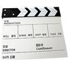 QLECXZI Ciak per registi cinematografici, lavagna per ciak in legno, comoda da usare in qualsiasi studio, professionale per registi cinematografici, mini lavagna per legno, Bianco cinese, 20x20cm