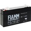 FIAMM Batteria Fiamm al Piombo 6V 1,2Ah Faston 4,8mm