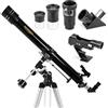 Omegon Telescopio AC 70/900 EQ-1