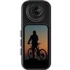AMRTTWY Action Camera, Telecamera d'azione 4K, panoramica a 360°, impermeabile, anti-vibrazione, indossabile, portatile, for lavoro, viaggi, sport, parti di ricambio,per Ciclismo, Moto