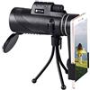 ZYTC 40X60 Telescopio HD Ad Alto Ingrandimento A Tubo Singolo E Supporto Per Smartphone,Teleobiettivo Per Telefono In Pochi Secondi Per Riprese Di Astronomia All'Aperto,Fotografia A Distanza Ultra-Lunga