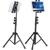 SHINEOFI Supporto per Telefono e Tablet Treppiede da Tavolo in Abs e Ferro, Resistente e Antiurto, per Casa e Ufficio, Colore Nero, Compatibile Smartphone e Laptop