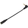 Aoresac Connettore 'adattatore per Cuffie per Cuffie da 3,5 Mm, Cavo Convertitore TRRS, Leggero Dimensioni, 5,1 Pollici, Facile da Trasportare, per Telefoni Cellulari, Tablet,