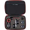 Olloclip - Filmer's Kit, Studio Portatile per iPhone 7/7 Plus & 8/8 Plus, Accessori per Foto, Video, Selfie, Panoramiche in Alta Definzione - Nero