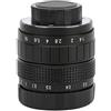 Sxhlseller Obiettivo della Fotocamera Obiettivo Professionale da 50 Mm F1.4 C Mount Utilizzato con Anello Adattatore per Obiettivo Mirrorless (Nero)