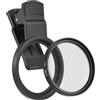 Andoer Filtro Polarizzatore Circolare CPL da 52 mm Lente Polarizzatore Circolare Professionale per Obiettivo Fotocamera Del Telefono con Clip per Obiettivo Telefono di Ricambio per iPhone Fotocamere