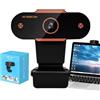 Generic Webcam | Supporti per webcam | Webcam FHD 1080P | Telecamera USB HD regolabile | Webcam | Webcam per laptop per lezioni online, videoconferenze e trasmissioni in diretta