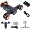 AMAZWI Telecamere d'azione L4x. Slider a motorizzato della telecamera Video Dolly Track Slider con telecomando for Dslr. Telefono telecamera for videocamera telecamera Molteplici modalità di scatto, ripresa