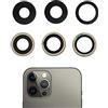 MEEFIX - Cover posteriore per fotocamera posteriore in vetro, adesivo pre-installato per iPhone 12 Pro Max
