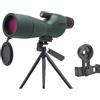YFDGD 25-75x60 HD Cannocchiale Zoom Monoculare Potente Telescopio Bak4 Prisma ED Lente For Il Campeggio Esterno Bird Watching Di Ripresa Chiaro Immagine(C green)