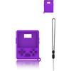 yystao Custodia protettiva per ANBERNIC Gamepad GKD Pixel 2 console da gioco palmare, yystao custodia in silicone compatibile con GKD Pixel 2 con cordino, antipolvere, antiurto e durevole, viola