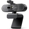 TIEOAXFT Webcam 4K Streaming Web Camera 1080P 60FPS Autofocus USB Computer 73° Cam con doppio microfono for PC/Laptop(4K Webcam)