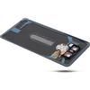 Denash G6 H870 VS988 Copertura Batteria Black Glass Impront Sostituzione del Modulo per Cellulare, Facile Installazione per Ventole