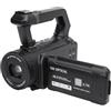 Annadue Videocamera Camcorder, Fotocamera Digitale 2.7K Fotocamera Vlogging da 48MP con Schermo TFT Girevole da 4, Zoom Digitale 16X, Zoom Ibrido 64X, Anti-Shake, Videocamera da Viaggio