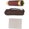 SHINEOFI Telescopio Monoculare a Tema Nautico 25x30 Retrattile in Rame Custodia in Pelle, per Cosplay e Viaggi