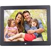 Daoyuan Cornice Digitale Intelligente Con Telecomando,Cornici Digitali Elettronica Da 12 Pollici Con Schermo LED FHD 1024 X 768,Lettore Foto/Video/Musica,Regalo Per Nonni,Coppie Sposate E Famiglia