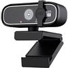TIEOAXFT Mini webcam 4K HD con microfono, 2K Full, USB messa a fuoco automatica a 30 fps, for riprese video automatiche su PC e laptop(1080P)