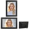 PUSOKEI Frame di Foto Digitale WiFi da 10,1 Pollici, Touchscreen 1280x800 HD, Cornice per Foto Elettroniche Smart Cloud, Rotazione Automatica, Monte a (Spina europea)