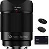 ZTIANFOTO SGimage AF 55 mm F1.8 Obiettivo ritratto Full Format con grande apertura e motore STM per fotocamere E-mount come A7 III, A7R, A7C e altro, peso leggero 365 g