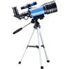 Generic Telescopio astronomico professionale con treppiede e adattatore per telefono, visualizzazione ultra HD per osservare la luna e gli uccelli, perfetto per adulti e principianti