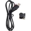CHEOTIME Modulo fotocamera USB 5 MP grandangolare per computer, webcam video IMX335 Mini USB 2.0 con microfono, apertura F/2.4 e lunghezza focale di 3,25 mm