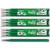 Pilot FriXion Ball - Penna roller a sfera 0,7 ricariche (set da 10, verde)
