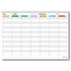 Agendepoint.it Planning settimanale perpetuo spiralato 21x30cm A4 orario sab dom separati 55fogli pixel