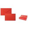 Ellebi Sadoch 8319R Biglietti e Buste, 9x14 cm, Confezione 100