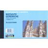 Data Ufficio Blocchi ricevute generiche Data Ufficio Bianco rigato perforato 16,8 x 16,8 cm carta
