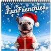 Generico Calendario Bulldog Cute 2026 | Divertente Calendario Da Parete Bulldog Francese 2026 | Calendari Da Parete Fronte-retro Di 12Mesi Con Pagine Di Note E Pagine DiElenco, Per Uso Domestico,in Ufficio