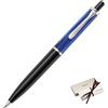 Pelikan K205 Penna a sfera Classic 205 blue-marbled dettagli silver