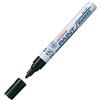 Generico Confezione da 12 pennarello marcatore indelebile SNOWMAN paint marker smalto punta tonda NERO