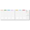 Agendepoint.it Cartoleria Manzoni di Lo Monaco Rosaria Sas - Planning agenda senza data da tavolo 21x30 cm A4 55 fogli carta 90 gr pixel double 59x21 aperto non datata