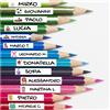 Colorfamily Etichette adesive personalizzate con nome per matite, penne, libri quaderni, scuola, asilo, elementari. Set da 100 pezzi, dimensioni 4,6 x 0,8 cm