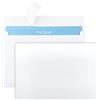Netuno 1000 buste per lettere bianche formato C6 11,4 x 16,2 cm 90g buste commerciali con stampa interna blu Promail senza finestra con strip adesivo busta carta bianca per lettere documenti