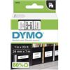 DYMO s0720930 nastro D1 24 X 7 NERO/BIANCO
