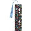 WURTON Segnalibro in legno con stampa di balletto Schiaccianoci da donna, per Natale, matrimonio, festa di compleanno, decorazione artigianale, nappe colorate
