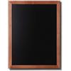 Danieli Lavagne con cornice in legno di faggio 60 x 80 cm | Lavagne da appendere in orizzontale o in verticale | Lavagna scrivibile con gessi o pennarelli a gesso liquido per menu o promemoria.