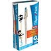 Paper Mate Replay - Penna a sfera cancellabile Boîte de 12 Turquoise, blu