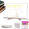 Liakyunf Lavagna a LED per Appunti - Bacheca Illuminabile per Appunti - Scrittura, Disegno e Doodle Artistico per Messaggi - Ideale per Negozi, Scuola, Bar, Casa, Scrivania e Compleanni Bambini