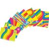 Blasetti-10 Maxi quaderni One Color FANTAFLUO con Jolly Page. Carta da 80gr, 80 facciate + risguardo,copertina 7 colori fluo con plastifazione opaca,pacco contenente colori assortititi - Quadretti 0Q