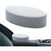 Dmuzsoih Poggiagomiti imbottito per scrivania, ergonomico, poggia gomiti per scrivania, con memory foam, cuscino di supporto in memory foam, per casa, scuola, tavoli, uffici, studi, digitazione